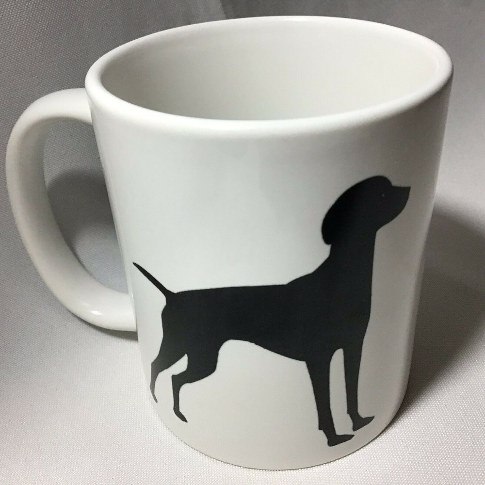 The Black Silhouette Pointer Short Haired Mug